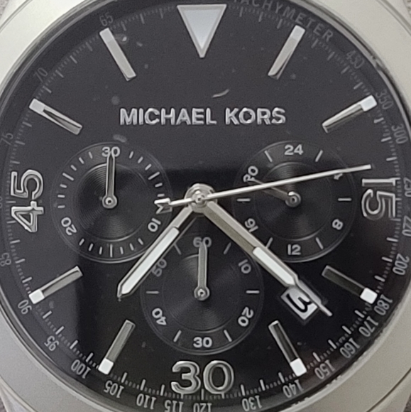 MK Men's Gareth Chronograph Black Dial Watch - Picture 6 of 10